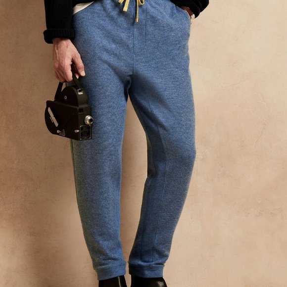 BANANA REPUBLIC BRUSHED WAFFLE-KNIT JOGGER - Picture 4 of 9